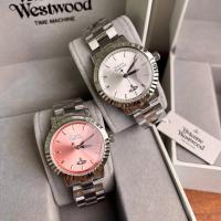 ราคา [ของแท้สั่งซื้อเดิมเดิมกล่องบรรจุภัณฑ์] Vivienne Westwood Vivienne Westwood Queen Westwood 2025 สไตล์ใหม่เงินนาฬิกาผู้หญิงสายเหล็กควอตซ์ผู้ชายนาฬิกาผู้หญิง (54453794065)