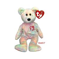 ราคา Ty Beanie Baby Bear "CELEBRATE" - ตุ๊กตาหมีตัวแรกของบริษัทฉลองวันเกิดอายุครบ 15 ปี  (29159158725)