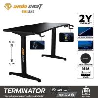 ราคา Anda Seat Terminator Adjustable Gaming Desk 160 x 60 cm Black (AD-D-DD1-1600L-01-B) (24869782220)