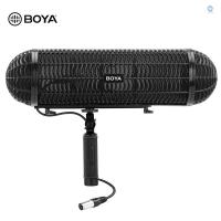 ราคา BOYA BY-WS1000 ไมโครโฟน Blim ระบบกันสะเทือนกระจกหน้ารถพร้อมสาย XLR สําหรับไมโครโฟนเส้นผ่านศูนย์กลาง 20-22 มม. สําหรับเครื่องบันทึกกล้องวิดีโอ Canon (27184018030)