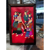 ราคา ภาพวาด กรอบรูป ไม้สัก วินเทจ ภาพเพ้นท์ 45x75cm หนา 1-2cm เพ้นท์บนไม้ สไตล์ล้านนา แขวนผนัง ตกแต่งบ้าน (28128846411)