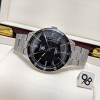 ราคา Tag Heuer Carrera Date Autometic Calibre5 Steel Black Flim Sapphire Crystal (6420028571)