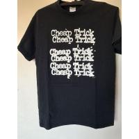 ราคา เสื้อยืดมือสอง คอกลม แขนสั้น เสื้อทัวร์Cheap Trick สีดำ size : M (23441818410)