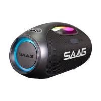 ราคา ลำโพงบลูทูธ BLUETOOTH SPEAKER SAAG STORM (ES244A) RGB BLACK รับประกันศูนย์ 1 ปี (29603338942)