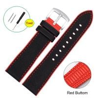 ราคา 20 มม.22 มม.ยางไนลอนสายนาฬิกาสําหรับ SEIKO Diver ดําน้ํา TUNA Samurai ผู้ชายผู้หญิงนาฬิกาสร้อยข้อมือ Universal เปลี่ยนสีคู่ (41927374245)