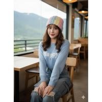 ราคา พร้อมส่ง หมวกบีนนี่ (Beanie) ไหมพรมถัก งานแฮนด์เมด (55952248230)