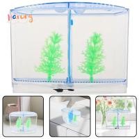 ราคา HARONG ตู้ปลาปลากัด, กล่องแยกปลากัดพลาสติกกริดเดี่ยว/คู่, พร้อมหญ้าน้ํากล่องเพาะพันธุ์ปลาโปร่งใสปลาสํานักงาน (40019132658)