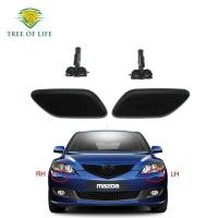 ราคา BS3F-51-8G2A08 กันชนหน้าไฟหน้าเครื่องซักผ้าฝาครอบ + หัวโคมไฟเครื่องซักผ้าหัวฉีดสเปรย์ Jet สําหรับ Mazda 3 BK 2003-2008 Axela 5 ประตู (51704313526)