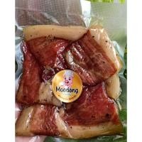 ราคา #หมูบะแซแดดเดียว#สะโพกหมูติดมันแดดเดียว หมูเนื้อนุ่ม ติดมัน อร่อยกลมกล่อม รสชาติเค็มนำ หวานตาม แพ็ค500กรัม ราคา260บาท (10871523955)