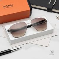 ราคา แว่นกันแดด IC BERLIN Jonathan I. Large Gunmetal (27667174483)