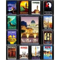 ราคา แม่เหล็กติดตู้เย็น ตัวอะครีลิค อิตาลี โรม 2×3 นิ้ว Souvenir Acrylic Fridge Magnet B6 2x3" (5791683959)