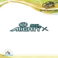 ราคา สติ๊กเกอร์ Sticker MIGHTY X SGL สี White, Black Hilux Mighty X Toyota 2, 4 ประตู ปี1988 - 1997 (5879636324)