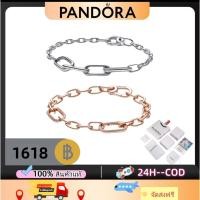 ราคา 【pandora COD】Pandoraของแท้ 100 %จัดส่งสายฟ้า-สร้อยข้อมือเงิน-ชุดของขวัญ-ห่อของขวัญ-ME Chain link bracelet (51402825077)