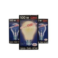 ราคา หลอดไฟ DAI-ICHI 100w หลอดไส้ ไดอิชิ ขั้วเขี้ยว B22 (22477395091)
