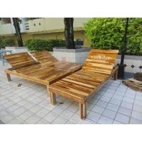 ราคา เตียงสปาไม้สัก เตียงไม้วางข้างสระว่ายน้ำ เตียงไม้สัก (4916159629)