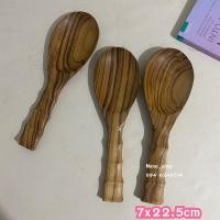 ราคา ทัพพีตักข้าวไม้สัก ทัพพีไม้สัก ไม้แก่คุณภาพดี (1ชิ้น) (3779490557)