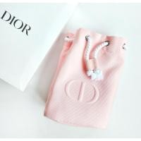 ราคา Dior Pink Canvas Drawstring Trousse Makeup Bag / กระเป๋า Dior พร้อมกล่อง (29972952799)