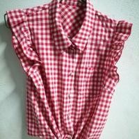 ราคา เสื้อเชิ้ตลายสก๊อต แขนกุด (6109004302)