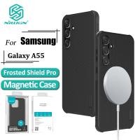 ราคา Nillkin เคสแม่เหล็กสําหรับ Samsung Galaxy A55 เคสโทรศัพท์ Ultra Thin Matte TPU + PC Anti ลายนิ้วมือกันกระแทกฝาหลัง (เฉพาะพร้อมฟังก์ชั่นดูดแม่เหล็ก) (24458343285)