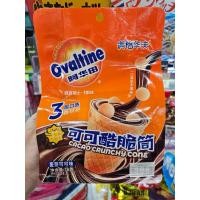 ราคา Ovaltine Cacao Crunchy cone เวเฟอร์โคนสอดไส้ครีมรสโกโก้มอลต์ (56502638348)