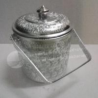 ราคา หม้อหิ้ว หม้ออวย หูหิ้วทรงกระบอก ลายไทย 14 ซม. ใส่แกง อาหาร ของกิน ข้าวต้ม โจ้ก (12814151170)