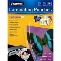 ราคา พลาสติกเคลือบบัตร Fellowes ขนาด A4 80 ไมครอน 100 แผ่น (7405630072)