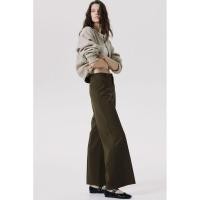 ราคา H&M(เอชแอนด์เอ็ม) กางเกงเทเลอร์ขายาวทรงกว้าง Women Wide tailored trousers 1230818_9 (44200798252)