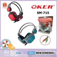 ราคา Oker หูฟัง รุ่น SM-715 Gaming Headphones หูฟังเกมมิ่ง (6440784997)