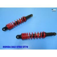 ราคา REAR SHOCK SET “BLACK-RED” For HONDA DAX ST50 ST70 CHALY CR50 CR70 // โช๊คหลัง กระบอกดำ สปริงแดง (22120757106)