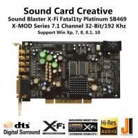 ราคา Sound Card Creative Sound Blaster X-Fi Fatal1ty Platinum SB0469 X-MOD 7.1 Channel (PCI) มือสอง (2405603083)