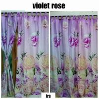 ราคา ผ้าม่านดอกกุหลาบสีม่วง (26388475163)