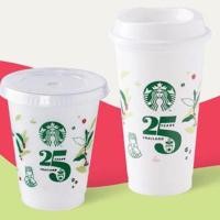 ราคา แก้ว starbucks แก้วสตาร์บัค reuseable ครบรอบ25ปี (16796384473)