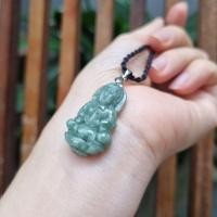 ราคา สร้อยคอพระพุทธรูปเจ้าแม่กวนอิมหยกสีเขียวพร้อมสร้อยร่มชูชีพ (40958809840)