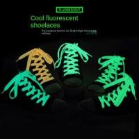 ราคา สายรองเท้าเรืองแสงที่เรืองแสงในที่มืดสำหรับผู้ชายและผู้หญิง สายรองเท้าสีขาวสำหรับนักเรียน รองเท้าผ้าใบแบน สไตล์เกาหลี ใช้งานได้หลากหลาย (25841342311)