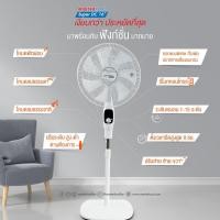 ราคา พัดลมตั้งพื้น 16 นิ้ว ตั้งเวลาเปิด ปิดได้ พัดลมมีรีโมท สีขาว ประกันศูนย์ Masterkool (7541224521)
