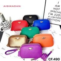 ราคา ✨พร้อมส่ง✨กระเป๋าอชิการ์เด้นASKDแบบใหม่ล่าสุดสะพายครอสบอดี้+สายคล้องมือของแท้ 100% (22419529009)