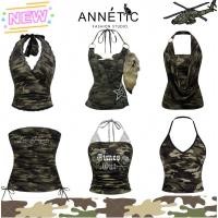 ราคา เสื้อลายทหารลายพรางสายเดี่ยวเกาะอกคล้องคอปาร์ตี้เท่ๆคอนเสิร์ต (40761241954)