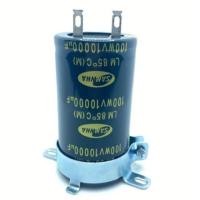 ราคา Capacitor ค่า 10000uF 100V. ขาแบน พร้อมเข็มขัด ยี่ห้อ Samwha ของแท้ (6157830674)