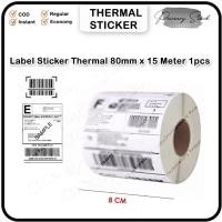 ราคา สติกเกอร์ความร้อน 80 มม. 80 80x50 เครื่องพิมพ์ความร้อนต่อเนื่องสติกเกอร์กระดาษ 15 เมตร (40305727331)