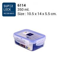 ราคา Superlock รุ่น 6114 กล่องถนอมอาหาร รุ่น Modern ฝาล็อคสุญญากาศ ขนาด 350 มล. (11414067741)