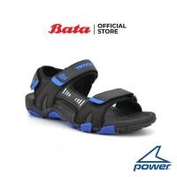 ราคา Bata POWER JUNIOR SANDALS รองเท้าแตะเด็กชายแบบรัดส้น สีดำ รหัส 4619304 Junior Kids Fashion SUMMER (3842316459)