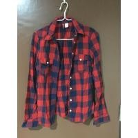 ราคา เสื้อเชิ้ตแขนยาว ลายสก๊อต H&M แท้ มือสองจ้า (568786910)
