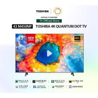 ราคา TOSHIBA ทีวี 43M450NP สมาร์ททีวี 43 นิ้ว 4K VIDAA UHD QLED รุ่น 43M450NP ปี 2024 (24844603377)