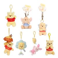 ราคา Disney ของแท้ Winnie the Pooh, Piglet, Eeyore ตุ๊กตาสะสมสำหรับจี้กระเป๋าและพวงกุญแจ (56001275549)