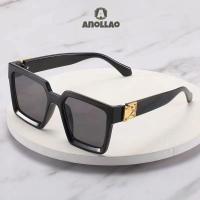 ราคา Retro Large Frame Sunglasses Unisex Super Cool Spicy Girl Glasses UV Resistant Sunglasses Anollao (29171861369)