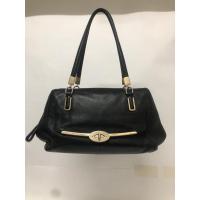 ราคา กระเป๋ามือสอง COACH หนังแท้ สีดำ อะไหล่ทอง ขนาด 10 นิ้วครึ่ง พร้อมส่ง (24677382514)