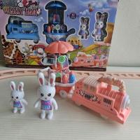 ราคา ของเล่นรถไฟใส่ถ่าน กระต่ายมาพร้อมรถขายไอศครีม (25727254957)