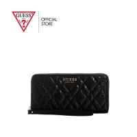 ราคา กระเป๋า Guess รุ่น GG9628146 ISEMAY SLG LARGE ZIP AROUND สีดำ (55352123358)