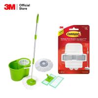 ราคา สก๊อตช์-ไบรต์® ชุดพิเศษ ถังปั่นพร้อมไม้ม็อบถูพื้นไมโครไฟเบอร์ ทูอินวัน รีฟิล 4 หัว พร้อมBroom Gripperที่แขวนไม้กวาด/ม็อบ (1721988828)