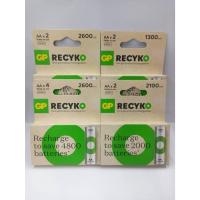 ราคา ที่ชาร์จถ่าน ถ่านชาร์จ GP Recyko Recharge AA , AAA แพ็คเกจใหม่ล่าสุด. (28257460542)